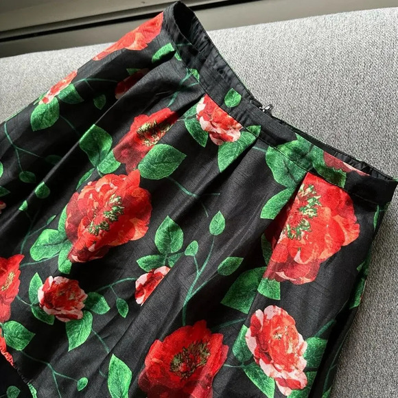 My Mi’chelle Floral High Low Skirt Large - Picture 4 of 8